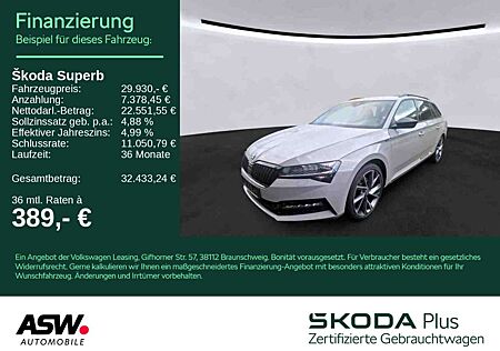 Skoda Superb Combi Sportline 4x4 2.0 TDI DSG LED AHK