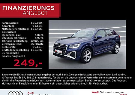 Audi Q2 30 TFSI S line 2x PDC Kamera LED keyless 17"