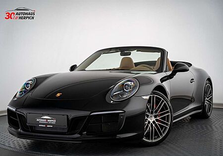 Porsche 991 Carrera 4S Cabriolet Schwarz Beige SportD.