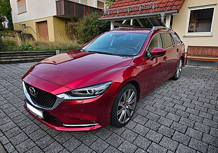 Mazda 6 6 Kombi Exclusive-Line 2,5l 194PS Matrix-LED Bose Navi 360° Ganzjahresreifen Werksgarantie bis 2029