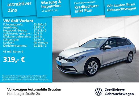 VW Golf Variant Volkswagen Golf VIII Variant Life 1.0 TSI LED NAVI KAMERA