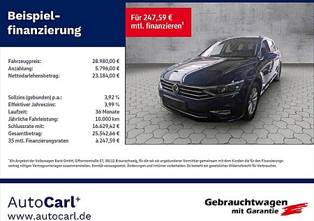 VW Passat Variant Volkswagen Business 2.0 TDI DSG IQ.DRIVE KLIMA LED NAVI ALU