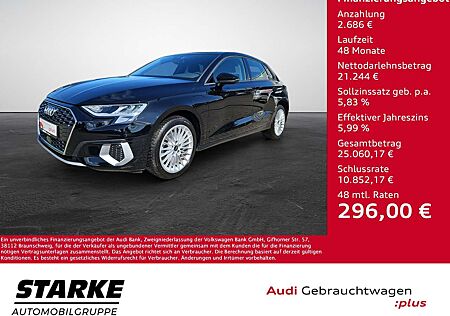 Audi A3 Sportback 40 e TFSI S tronic advanced ASI GJR A...