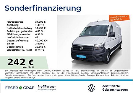 VW Crafter Volkswagen 2.0TDI Kasten LR Rückfahrkamera Klimaanlage