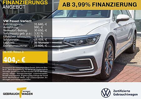 VW Passat Variant Volkswagen GTE IQ.LIGHT NAVI STDHZG LM18 AHK