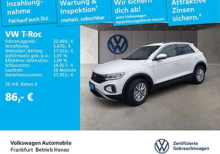 VW T-Roc Volkswagen 1.0 TSI Life Navi LED DAB+ FrontAssist