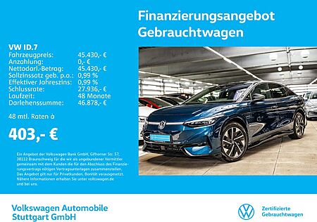 VW ID.7 Volkswagen Pro Navi Kamera Tempomat