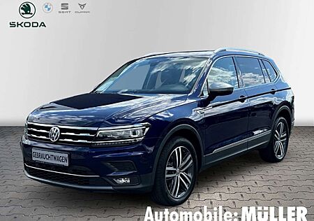 VW Tiguan Allspace Volkswagen 2.0 TDI Highline 4Motion DSG 200PS 1.Hand Leder Na