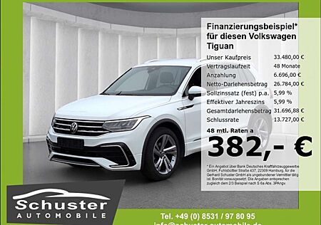 VW Tiguan Volkswagen R-LINE TDI*DSG AHK ACC LED Navi R-Kam 19*