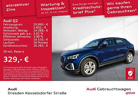 Audi Q2 35 TFSI advanced AHZV LED Navi GRA