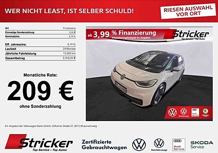 VW ID.3 Volkswagen 1st Max 150/58 209,-ohne Anzahlung Pano HUD