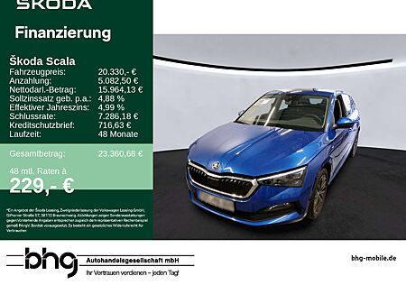 Skoda Scala 1.0 TSI DSG Drive 125 AHK Virtual Navi LED