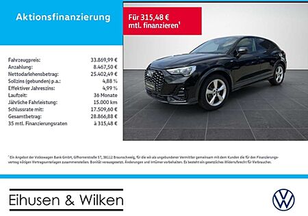 Audi Q3 Sportback 45+TFSI e+S-LINE+OPTIK SCHWARZ+AHK+
