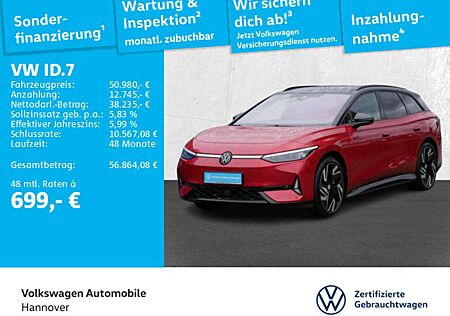 VW ID.7 Volkswagen Tourer GTX AHK ACC Kamera Navi SHZ