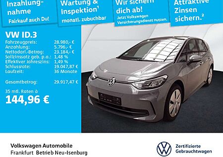 VW ID.3 Volkswagen Pro Navi LED DAB+ FrontAssist
