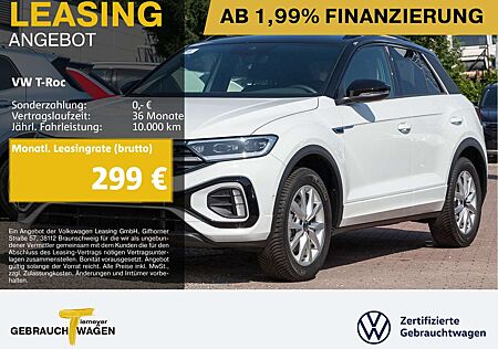 VW T-Roc Volkswagen 2.0 TSI DSG 4M R-LINE BLACK LM19 ST.HEIZ I