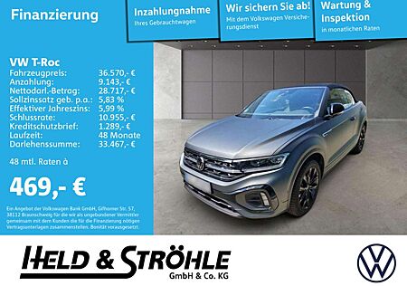 VW T-Roc Volkswagen Cabrio R-Line 1.5 TSI DSG AHK MATRIX NAV