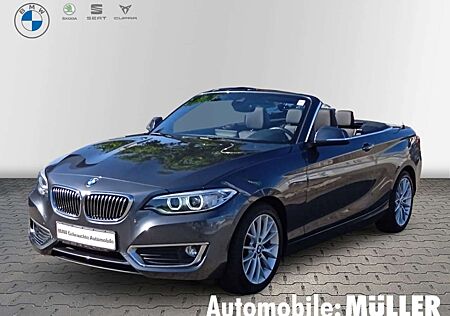BMW 230 i Cabrio Line Luxury Line Navi Leder Memory Sitze