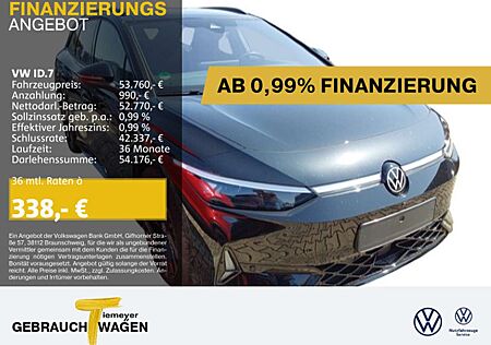 VW ID.7 Volkswagen Tourer GTX 4M NP81 PANO AHK LM21 HARMAN KAR