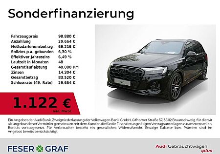 Audi Q7 55 TFSIe S Line Pano,Sitzbel,HUD,AHK,B&O,Kame