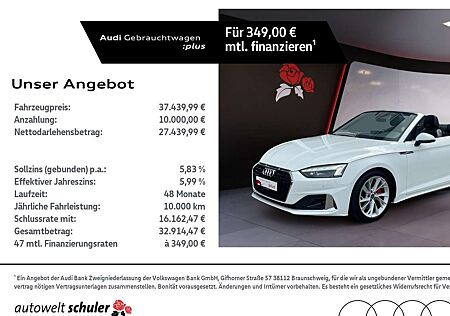 Audi A5 Cabriolet 40 2.0 TFSI S-tronic RFK Navi Matrix-LE