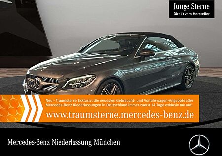 Mercedes-Benz C 180 Cabrio AMG+360+AHK+LED+SPUR+TOTW+KEYLESS+9G