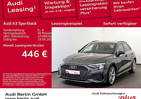 Audi A3 TFSI e S line 40 S tr. NAVI AHK LED
