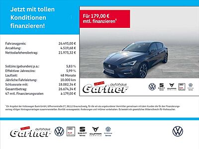 SEAT Leon FR 1.5eTSI DSG NAVI AHK KAMERA SHZG LED KLIMA ALU