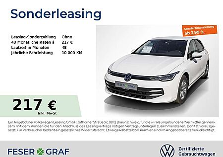 VW Golf Volkswagen 8 Life 1.5 TSI APP AreaView LED SiHz