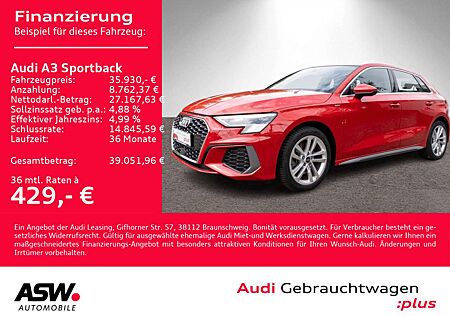 Audi A3 S line 40TFSI quatt Stroni LED PANO