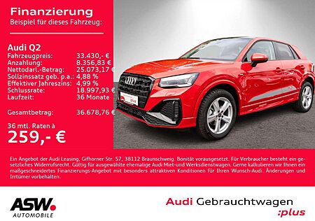 Audi Q2 S line 35TFSI NAVI MATRIX PANO AHK RFK ACC VC