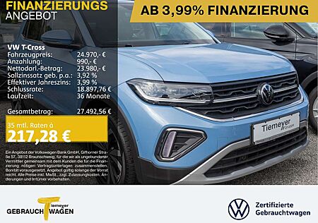 VW T-Cross Volkswagen 1.0 TSI DSG LIFE LED NAVI KAMERA LM17