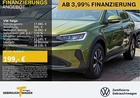 VW Taigo Volkswagen 1.0 TSI LIFE LED NAVI VIRTUAL SITZH LM16