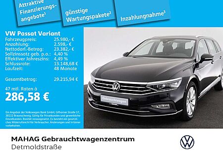 VW Passat Variant Volkswagen 2.0 TDI ELEGANCE AHK Navi LED Kam