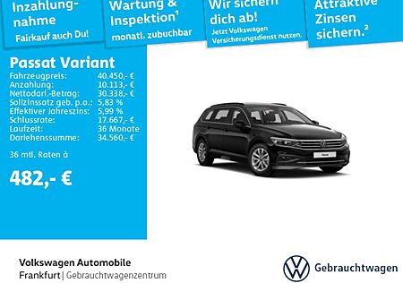 VW Passat Variant Volkswagen 2.0 TDI DSG Business Navi IQ.Ligh