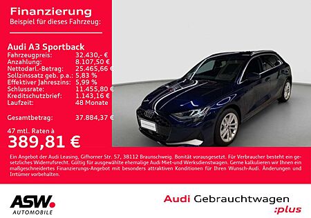 Audi A3 advanced 30TFSI Navi LED PDC SHZ VC