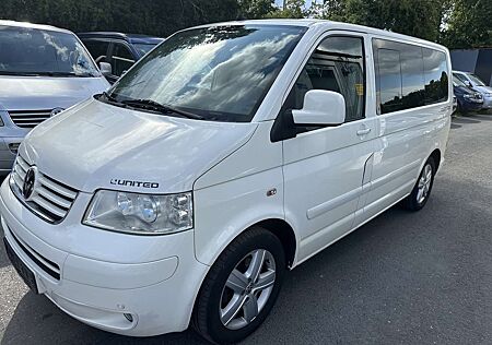 VW T5 Multivan Volkswagen United 2,5 TDI 131PS KLIMA NAVI ZUHEIZER ALU TEMPO