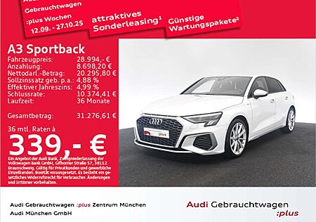 Audi A3 35 TFSI S tronic 2x S line B&O/LED/