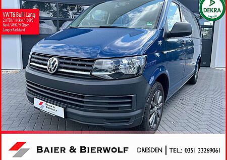 VW T6 Transporter Volkswagen Lang 9 Sitzer Klima NAVI 150PS