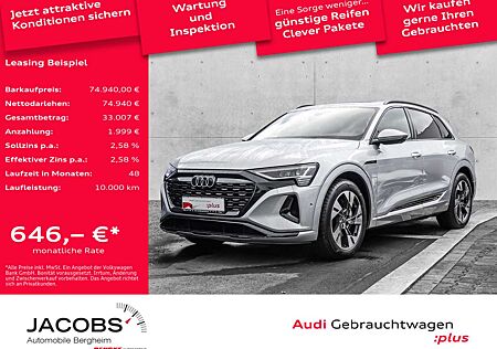 Audi Q8 e-tron 55 AHK/Kamera/Pano/Matrix/Optik -schwarz advanced