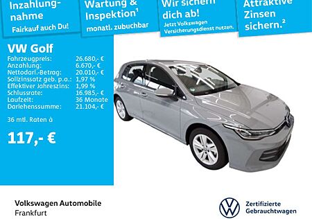 VW Golf Volkswagen VIII 1.5 eTSI DSG Life FrontAssist LED DAB+