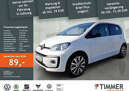 VW Up Volkswagen ! 1.0 BLACK STYLE *4-TÜR *SHZ *KLIMA *ALU *