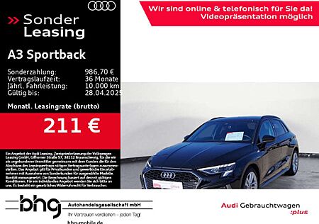 Audi A3 30 TDI S-tronic S-Line AHK Virtual