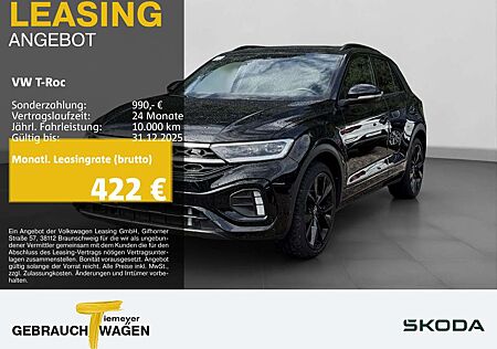 VW T-Roc Volkswagen 2.0 TSI DSG 4M R-LINE BLACK LM19 PANO AHK