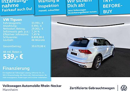 VW Tiguan Volkswagen 1.5 TSI R-Line DSG App-Connect PDC Matrix
