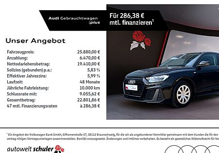 Audi A1 Sportback 35 1.5 TFSI S-tronic S-line Navi RFK LE