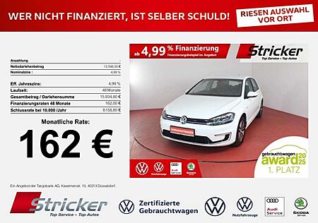 VW Golf Volkswagen e- 162,-ohne Anzahlung Einparkhilfe Navi