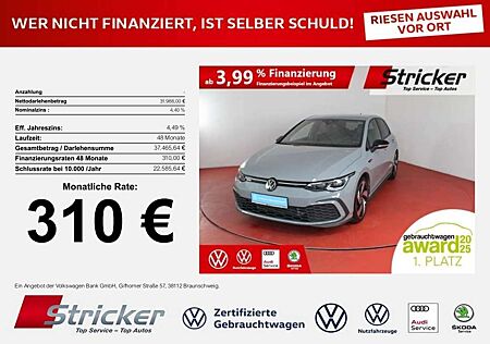 VW Golf Volkswagen GTI Black Style 2.0TSI 310,-ohne Anzahlung AHK IQ