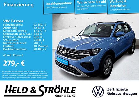 VW T-Cross Volkswagen Life 1.0 TSI LED NAV PDC SHZ APP DAB+