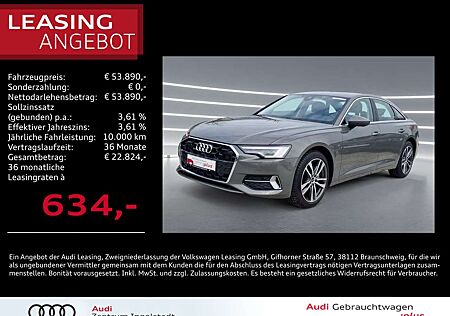 Audi A6 Limousine 40 TDI STHZG Massage Leder HuD 19" Advan